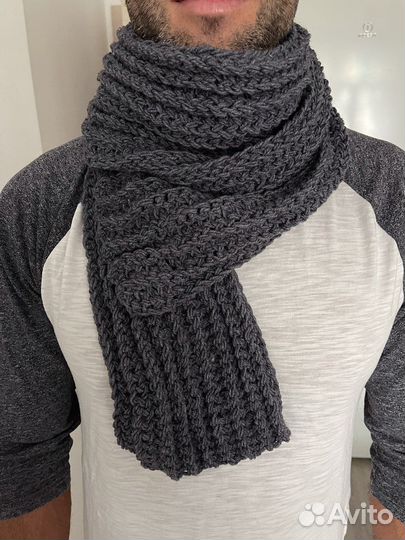 Шарф ручная вязка