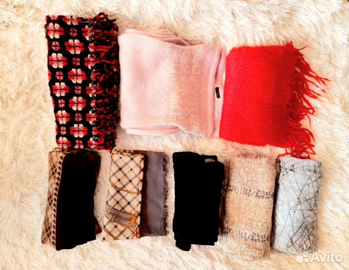 Шарфы новые шерстяные, палантины, платки