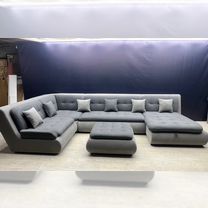 Диван п-образный модульный Валенсия раскладной