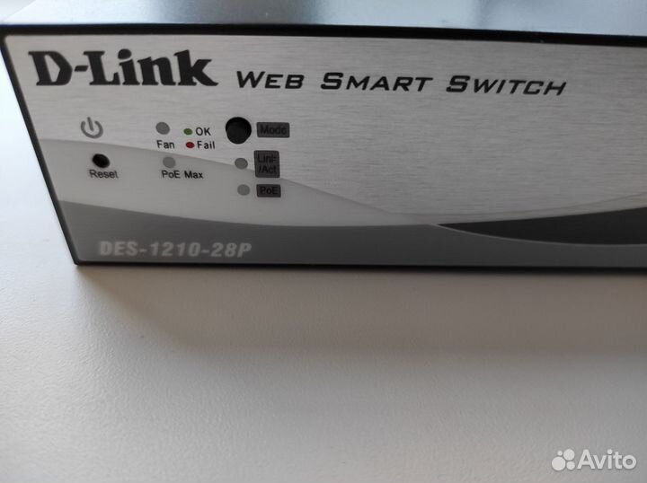 PoE Коммутатор D-Link DES-1210-28P