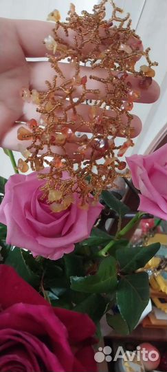 Колье с сердоликом