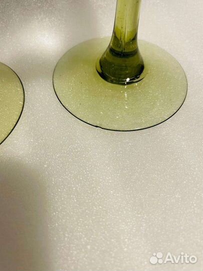 Хрустальные фужеры цветные