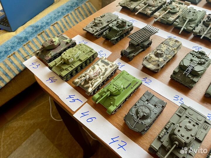 Танки и другая военная техника из разных серий