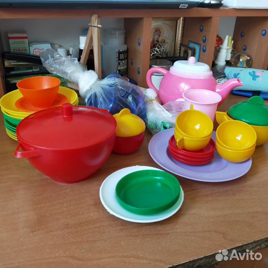 Набор кукольной посуды детский