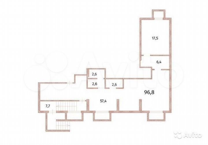 4-к. квартира, 98 м², 1/9 эт.