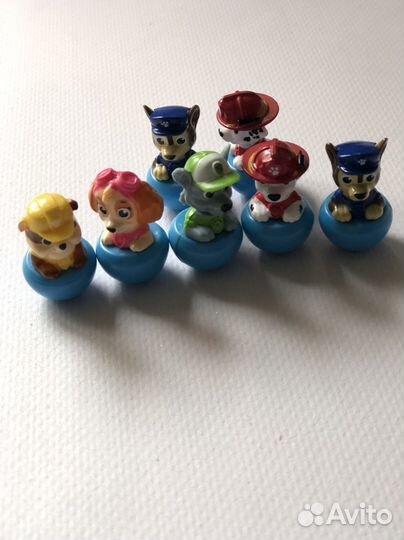 Киндер щенячий патруль неваляшки