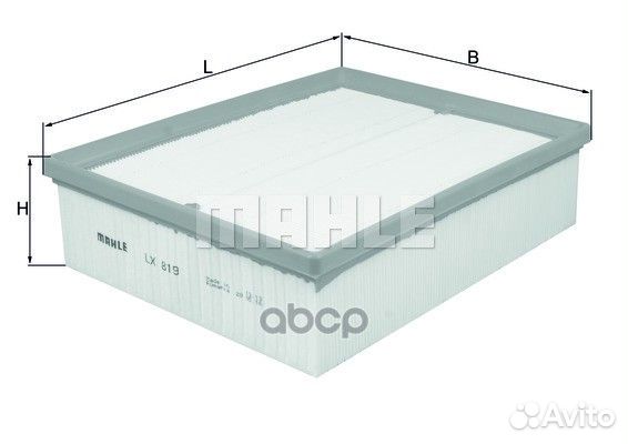 LX819 LX819 Mahle/Knecht