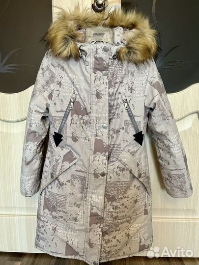 Пальто для девочки 134