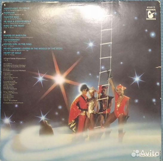 Lp Boney M -Night flight to venus 1978