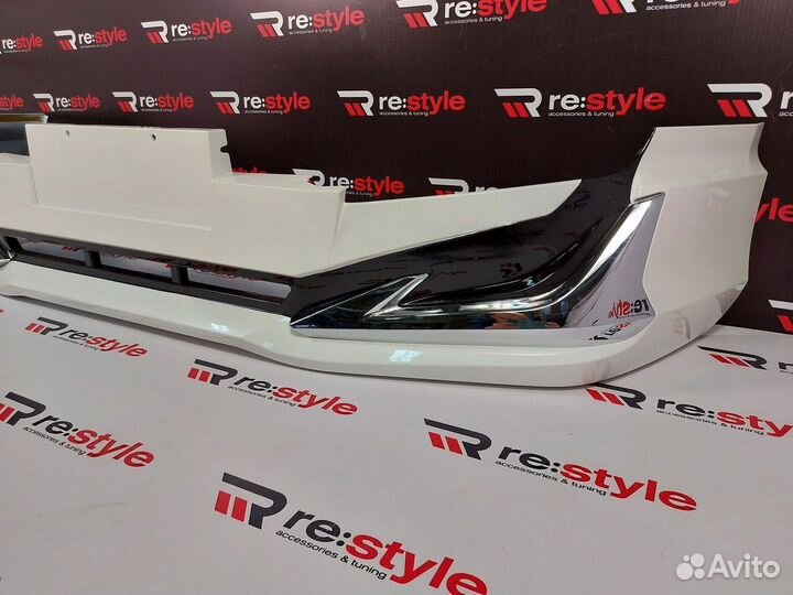 Губа передняя Toyota Land Cruiser Prado 120 Белая