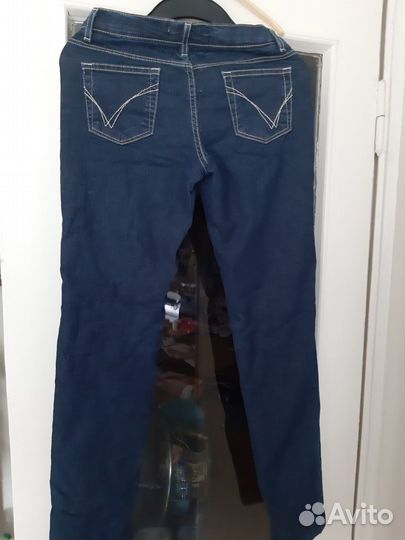 Джинсы утепленные на девочку р152 и 158