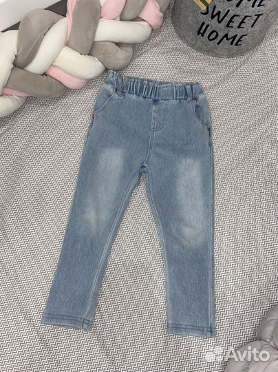 Джинсы для девочки 92