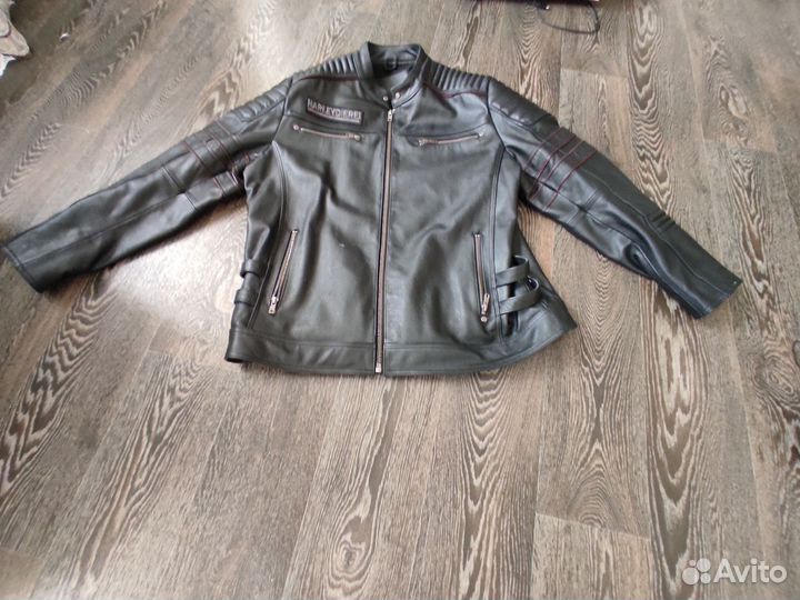 Мото куртка harley dierel натуральная кожа