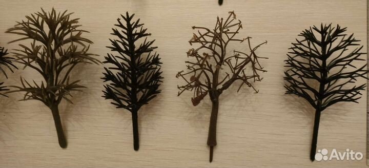 Деревья без листьев для макета и минисада