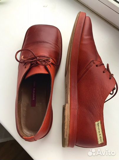 Ботинки натур. кожа ручная работа