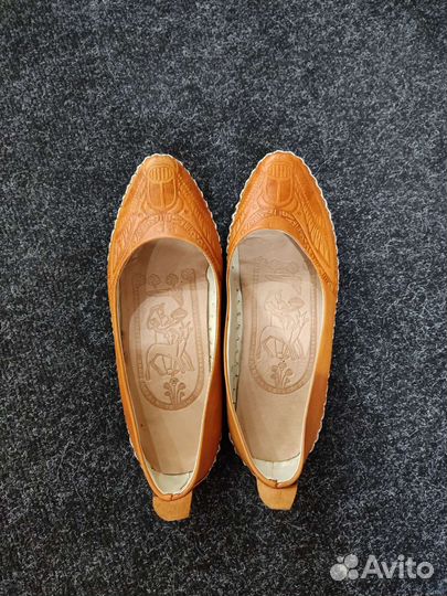 Балетки из кожи верблюда, Египет, размер 38,5-39