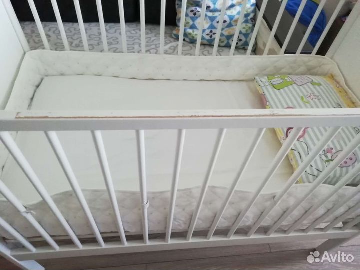 Детская кровать IKEA с матрасом