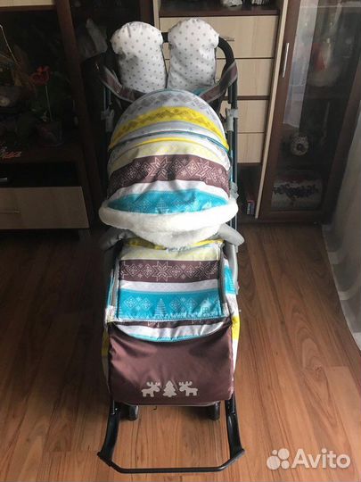 Санки коляска ника 7