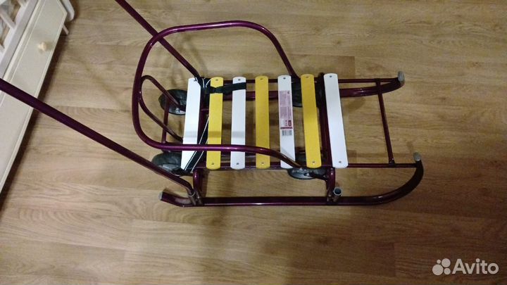 Детские санки с колесами Тимка 6