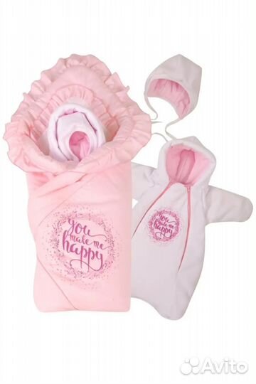 Конверт на выписку для девочки (56-62)