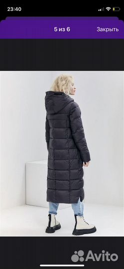 Пуховик женский hoops 46 размер