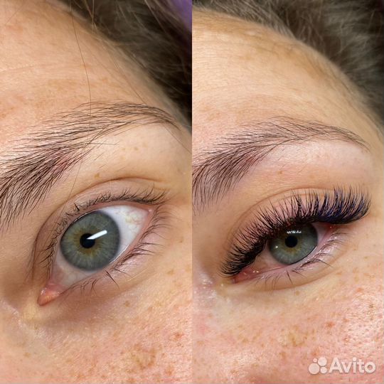 Наращивание ресниц в студии