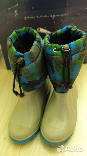 Резиновые сапоги с утеплителем