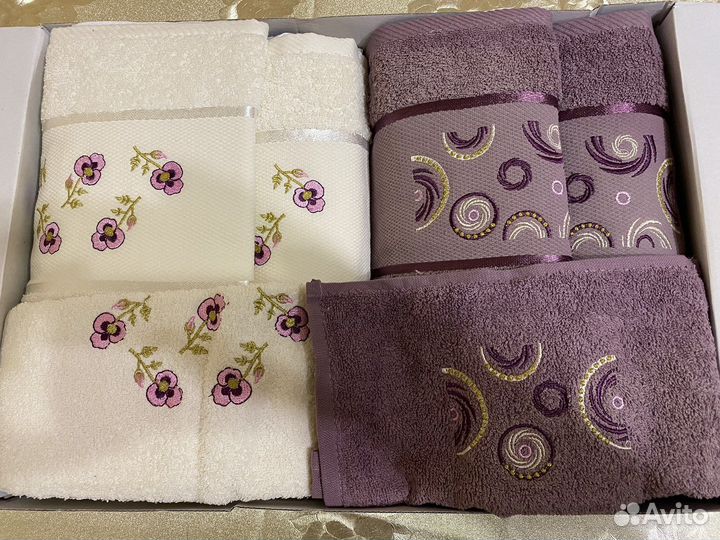 Merzuka новые Турецкие махровые полотенца 6 шт