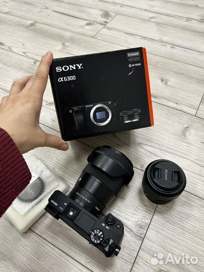 Sony alpha 6300,sigma 16mm 1.4, sony 1.8 36 mm
