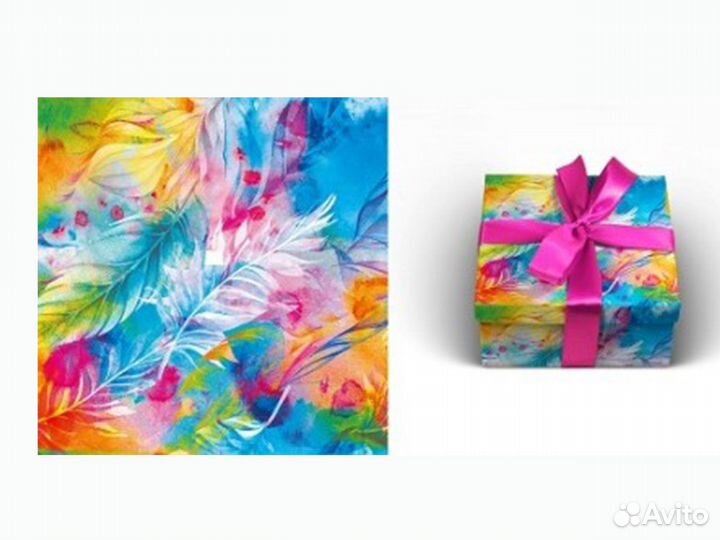 Бумага упаковочная для подарков