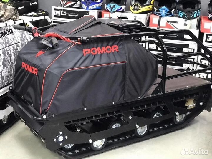 Мотобуксировщик Pomor M-500 K15 PRO 1450 мм реверс