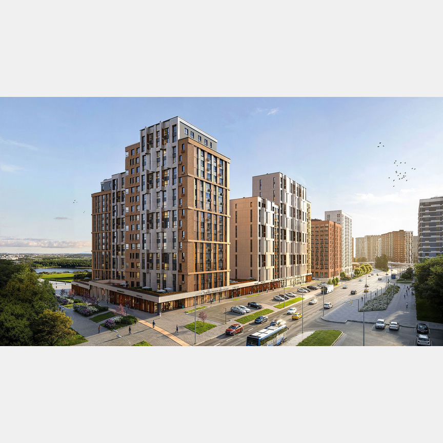 2-к. квартира, 51,3 м², 3/17 эт.