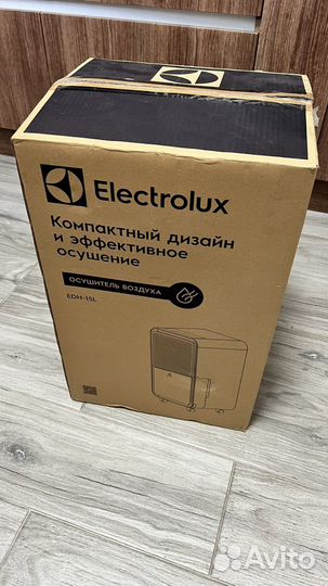 Осушитель воздуха electrolux EDH-15L