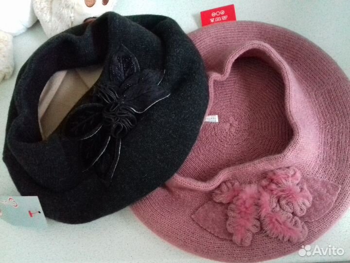 Новые шапки разные