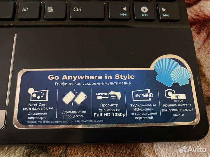 Ноутбук asus Eee pc Seashell series