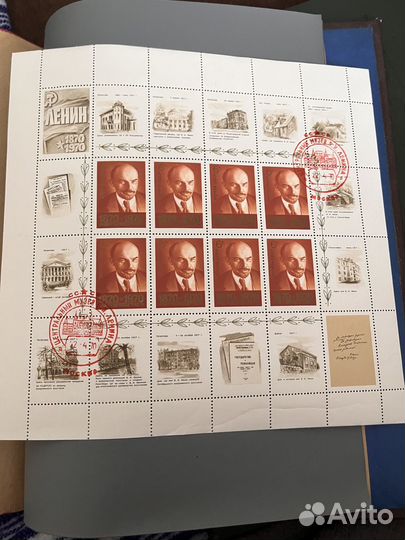 Марки листы, блоки, сцепки