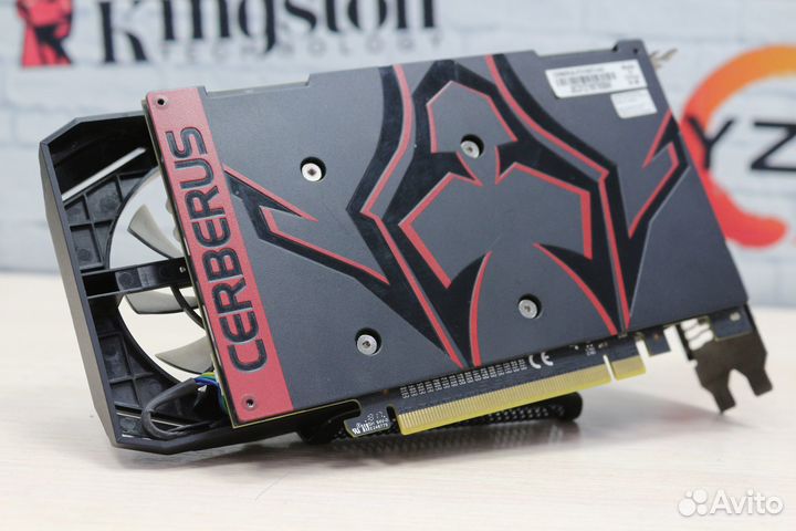 Видеокарта asus Cerberus GTX 1050 Ti OC 4GB