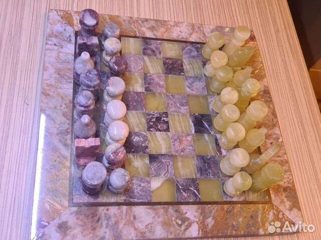 Шахматы и оникса 24.5 х 24.5