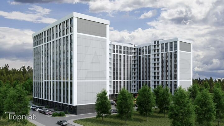 1-к. квартира, 49,3 м², 5/12 эт.