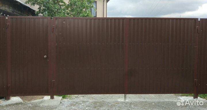 Ворота, навесы, тамбуры, двери, решетки и др