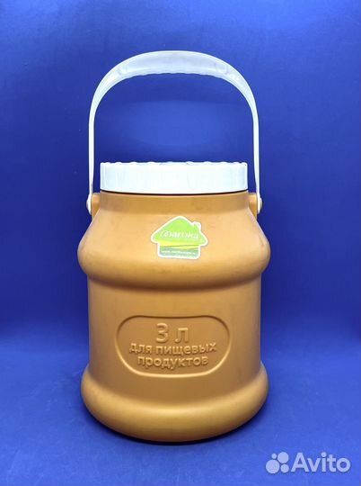 Бидон Martika 3 л прочный пищевой полипропилен