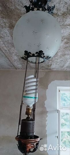 Будуарный керосиновый фонарь