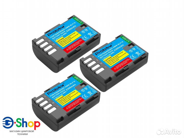 Аккумулятор на Panasonic GH3/GH4/GH5 DMW-BLF19(E)