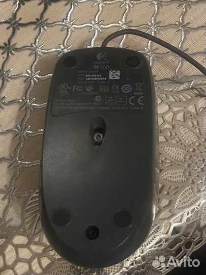 Мышь logitech m100
