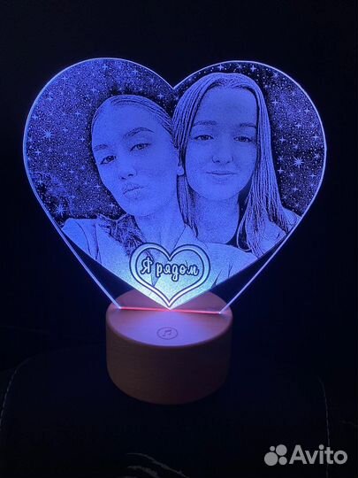 Светильник 3d ночник