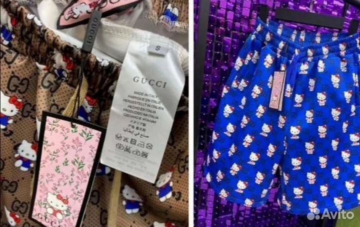 Шорты Gucci бермуды (2 цвета.) lux