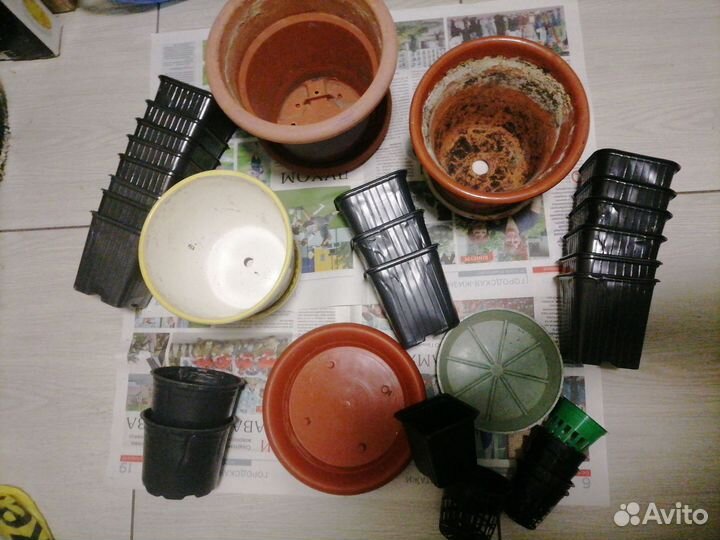 Горшки для цветов и под рассаду