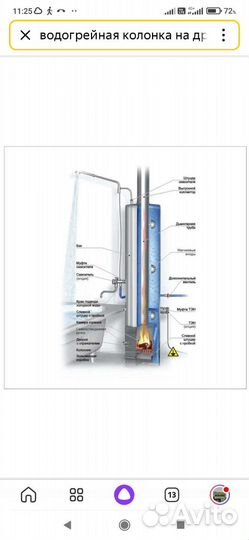 Водогрейная колонка квл 90