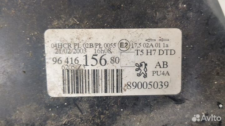 Фара (передняя) Peugeot 307, 2003