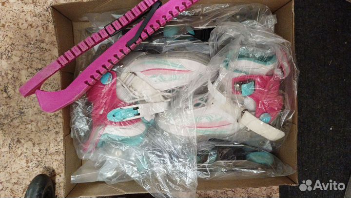 Коньки ролики 2 в 1